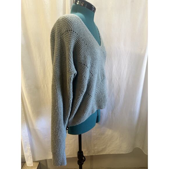Pinque Soft Knit Crisscross Back Mint Green Sweater – Size M - Picture 4 of 6